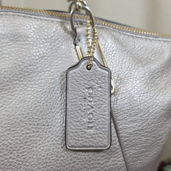 Coach Kelsey Pebbled Leather Satchel - Picture 3 of 14